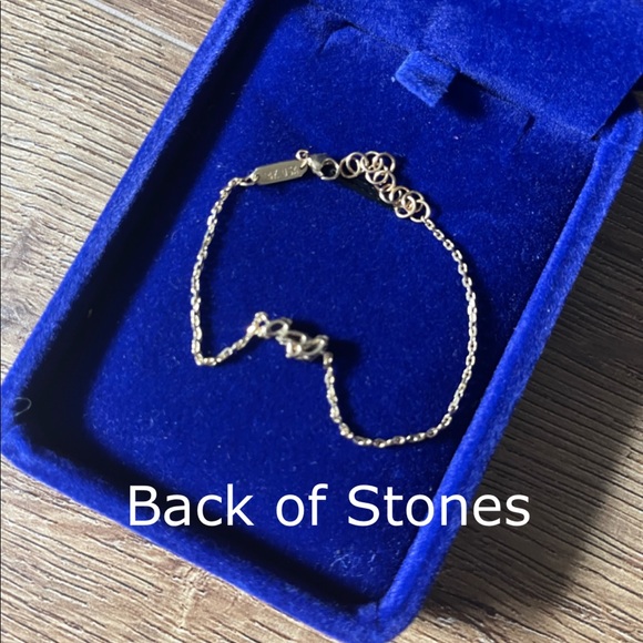 KALAN-14K Yellow Gold Diamond/Topaz BRACELET-Preow - Picture 11 of 12